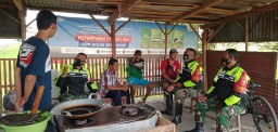 Komsos Babinsa 0816/06 Tanggulangin Bersama Warga Masyarakat Diwilayah Binaan