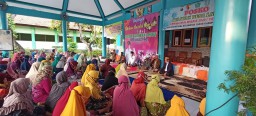 Babinsa Jabon Hadiri kegiatan Pemberian Santunan Kaum Duafa Dan Anak Yatim Piatu Di Ds Keboguyang.