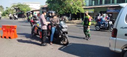 Babinsa 05/Tulangan tetap antusias amankan wilayah Binaan