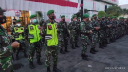 Anggota Koramil 05 Tulangan laksanakan PAM Tipiring