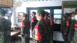 Koramil 0816/05 Tulangan melaksanakan Upacara Memperingati Hari Lahirnya Pancasila bertempat di secara Virtual.