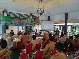 Satgas Covid-19 Kec Tarik, Laksanakan Koordinasi dan Evaluasi Penganan Covid-19 Di Pendopo Kecamatan Tarik.