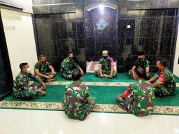 Personil Jabon Adakan Doa Bersama di Akhir Tahun 2021.