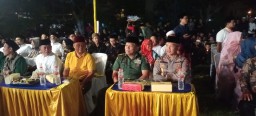 Danramil 0816/16 Waru hadiri pengajian cak nun dan kyai kanjeng di Tambak Oso Waru