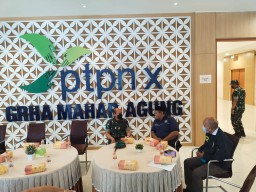 Pangdam V/Brawijaya melaksanakan Peninjauan Lokasi Kunjungan Wakil Presiden RI di Sidoarjo