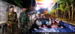 Pertebal Keimanan, Babinsa Desa Simoangin Angin Ramil 0816/13 Hadiri Maulid Nabi Muhammad SAW