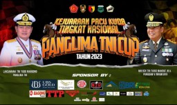 Hadiri gelanggang pacuan kuda Panglima TNI Cup 2023