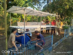 Babinsa 0816/01 Sidoarjo bantu warganya penanaman hidroponik.