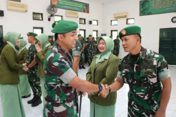 Dandim 0816/Sidoarjo pimpin upacara sertijab mutasi Perwira