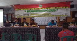 Babinsa Koramil 0816/06 Tanggulangin Hadiri Rapat Musrenbangdes