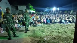 Pengamanan bersholawat Desa Lambangan