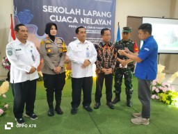Danramil 0816-18/Sedati Hadiri Penyuluhan Sekolah Lapang Cuaca Nelayan 2024, Meningkatkan Keselamatan dan Produktivitas Nelayan