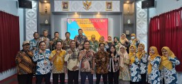 Wujudkan Sinergitas Lintas Sektoral, Danramil 0816/11 Tarik Hadiri Lintas Sektor Bidang Kesehatan Di Puskesmas
