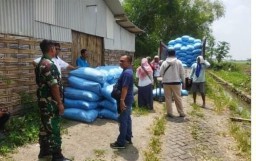Wujudkan Ketahanan Pangan Babinsa Koramil 0816/11 Tarik Gencarkan Sergap Ke Bulog