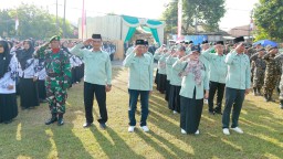 Anggota Koramil 0816/06 Tanggulangin Melaksanakan Upacara Memperingati HUT Kemerdekaan RI KE-80 Tahun 2025