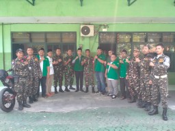 Kodim 0816/Sidoarjo Jajaran Gelar Patroli dan Siskamling Bersama Komduk, Wujudkan Penguatan Binter Mitigasi Kolaborasi