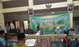 Babinsa Banjar Asri Hadiri Musyawarah Masyarakat Desa