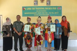 Lomba Tari dan Baca Puisi yang di gelar Kodim 0816