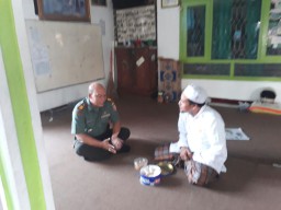 Danramil Tanggulangin Sambangi Ponpes Al Hidayah