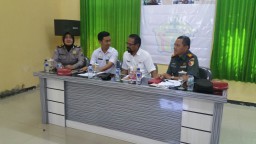DANRAMIL 01/KOTA SIDOARJO MENGHADIRI LOKAKARYA MINI LINTAS SEKTORAL PUSKESMAS SIDOARJO
