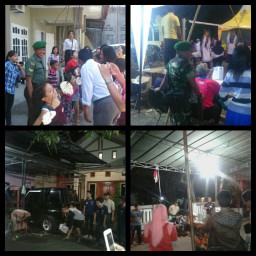 KORAMIL 0816/16 WARU MELAKSANAKAN KOMSOS LOMBA HUT KE 72 KEMERDEKAAN RI