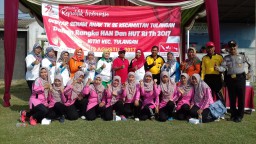 Gebyar Senam anak TK Se Kec. Tulangan dalam rangka HUT RI ke 72