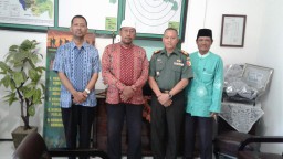 Danramil 0816/01 jalin silaturrahmi dengan PC LDII Sidoarjo kota