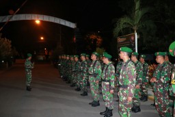 Anggota Kodim 0816 digerakkan untuk Pam wilayah Hari Raya Idul Adha