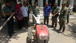 Koramil 0816/07 Krembung, Ramil07 Menyambut Kunjungan Dari Pusterad Di Desa Kedung Rawan