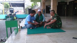BABINSA KORAMIL 0816/16 WARU KOMSOS DENGAN TOKOH MASYARAKAT TROPODO WARU SIDOARJO