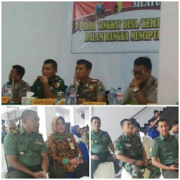 Silaturrahmi di wilayah Koramil 0816/09 Krian