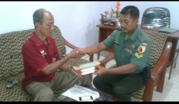 Koramil 02/Candi Berikan Bantuan Buku Iqro Dan Al Qur’an
