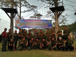 Babinsa Koramil 08/Jabon dampingi pelatihan Perangkat Desa dan Linmas Desa Kedungcangkring