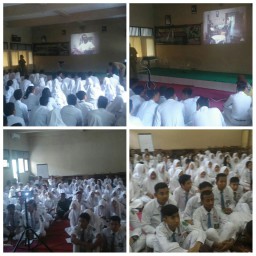KORAMIL 0816/16 WARU HADIRI NOBAR FILM G 30 S PKI YANG DILAKSANAKAN SISWA SISWI SMAN 1 WARU SIDOARJO