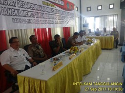 Kapolresta Sidoarjo dan Dandim 0816/Sda silahturahmi dengan tiga pilar rayon