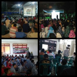 PUNCAK NOBAR FILM G 30 S/PKI MASYARAKAT WARU BERSAMA ANGGOTA KORAMIL 0816/16 WARU DI WILAYAH KEC WARU