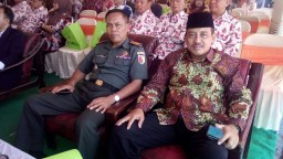 Danramil 0816/14 Taman menghadiri acara wisuda mahasiswa mahasiswi Umaha tahun 2017