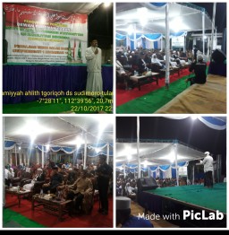 Pengukuhan Pengurus DPC Jamiyyah Ahlith Thoriqoh Syathoriyah An Nahdliyah