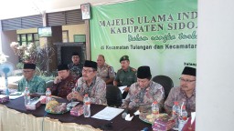 Program Turun Ke bawah Turba, dalam silahturahmi antara TNI dan MUI di Kecamatan Tulangan