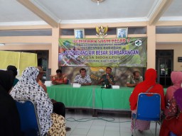 DANRAMIL 0816/03 BUDURAN MENGHADIRI SOSIALISASI STBM