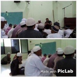 Danramil 0816/13 Wonoayu melaksanakan Safari Jumat