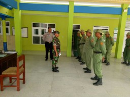 MENJELANG PILKADES DAN PILKADA TH. 2018 TINGKATKAN KEAMANAN WILAYAH MELALUI PEMBINAAN DAN PELATIHAN LINMAS