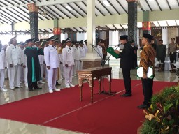 Babinsa Koramil 0816/04 Porong Kopka Syarifudin sukses terpilih menjadi Kades Desa Beji Kec. Beji Kab. Pasuruan