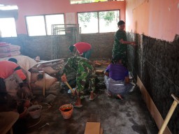 TMMD KE 101 KODIM 0816 SIDOARJO WUJUDKAN PEMBANGUNAN DESA.