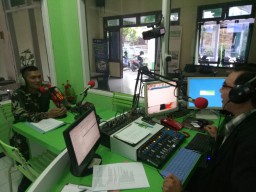 Dansatgas TMMD talk show terkait peran TMMD pada masyarakat