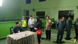 Dandim 0816 turun langsung dalam pengecekan pelaksanaan Pilkada Jatim di wilayah Kab. Sidoarjo