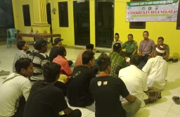 KOMANDO RAYON MILITER 0816 / 12 PRAMBON MENGADAKAN ACARA CANGKRUAN BELA NEGARA BERSAMA FORPIMKA DAN MASYARAKAT