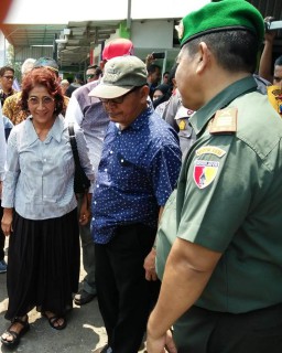Menteri Kelautan Susi Pujiastuti kunjungi Ds. Kupang Kec. Jabon