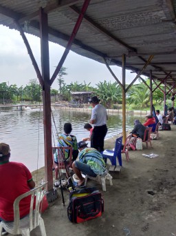 Pangkostrad salurkan hobby mancing di wilayah Sidoarjo