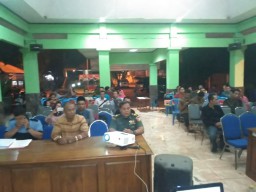 Peltu Puguh Santoso, S. Pdi menghadiri Rapat Pleno terbuka rekapitulasi Daftar Pemilih Tambahan DPT–b
